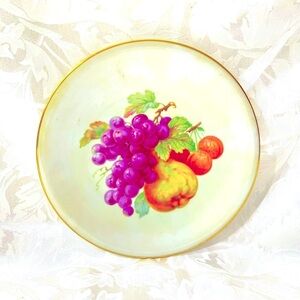 5pc Beautiful vintage 5 pieces salad plate set Zeh Scherzer. Made in Germany.